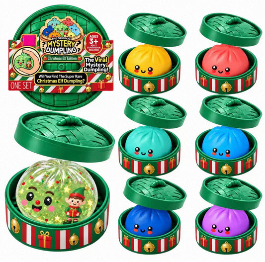 The Viral Mystery Holiday Dumpling Christmas Elf Edition Squishy
