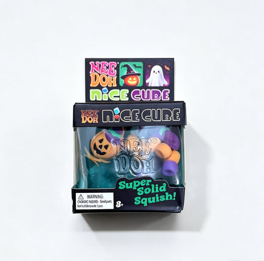 Halloween Nice Cube, NeeDoh Style Squish Fidget Stress Toy