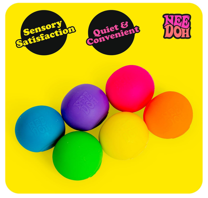 Rainbow Teenie NeeDoh 6-Color Squishy Sensory Stress Relief Ball