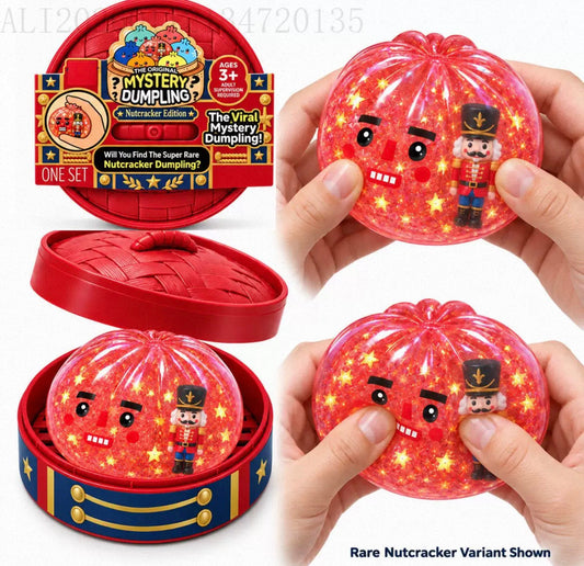 The Viral Mystery Holiday Dumpling Nutcracker Edition Squishy
