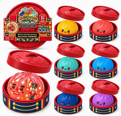 The Viral Mystery Holiday Dumpling Nutcracker Edition Squishy
