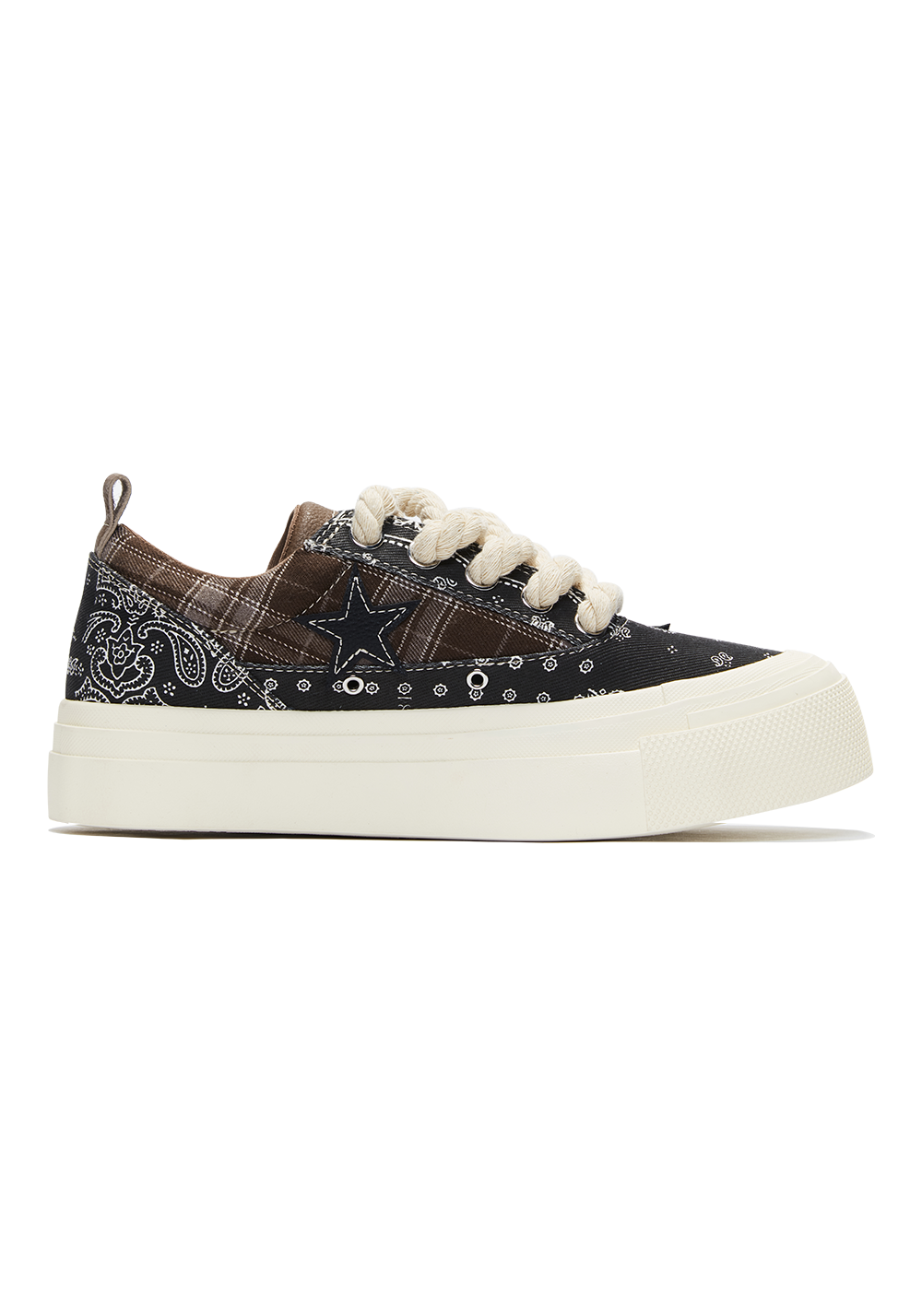 Star Canvas Shoes-Paisley
