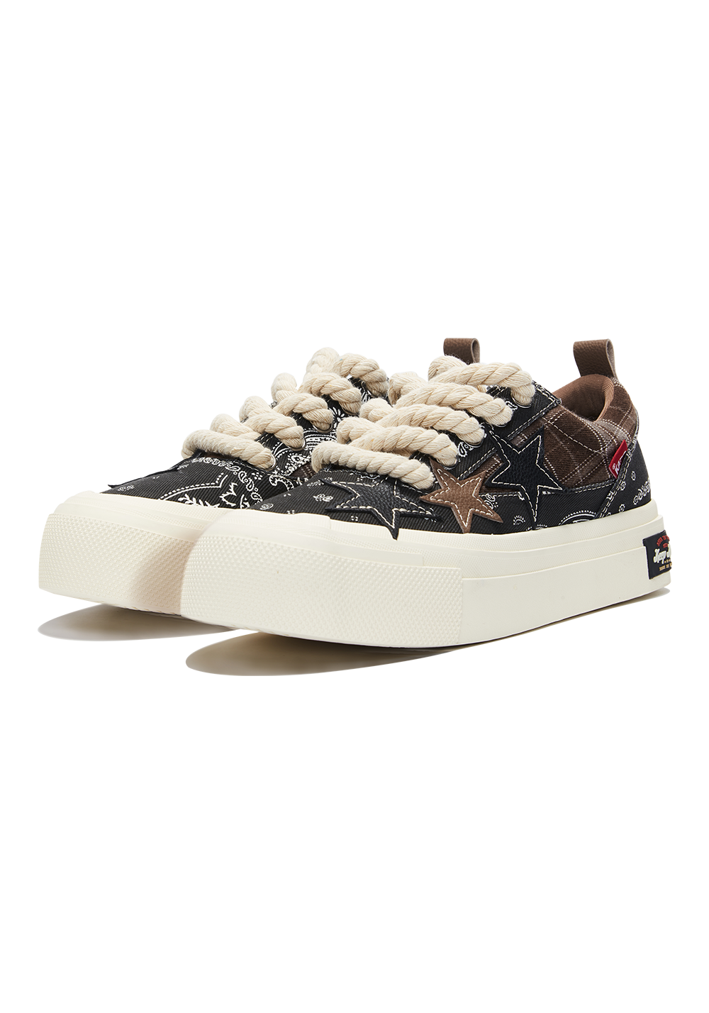 Star Canvas Shoes-Paisley