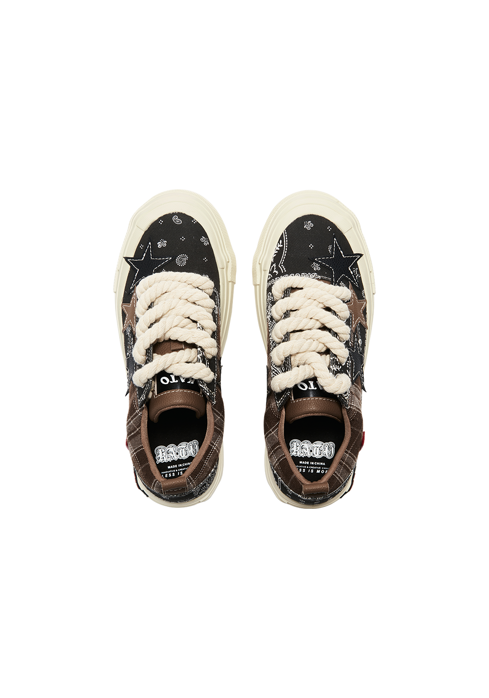 Star Canvas Shoes-Paisley