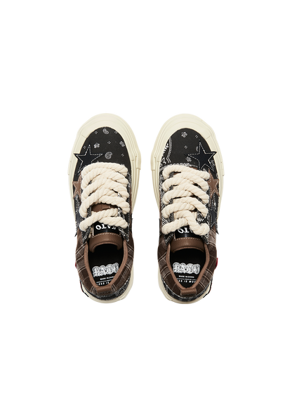 Star Canvas Shoes-Paisley