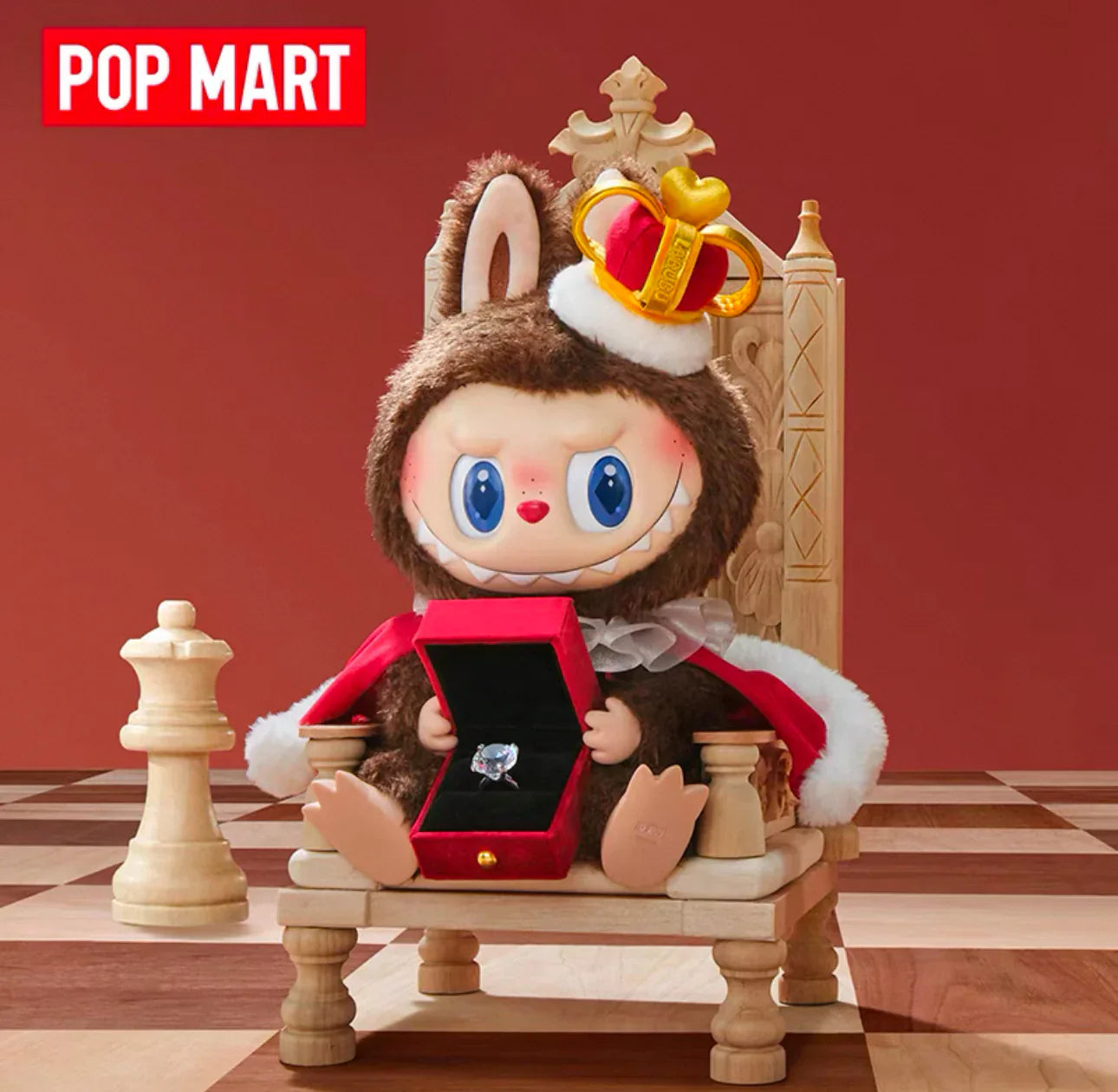 （38cm）Labubu Let's Check Mate（Valentine's Day Only）