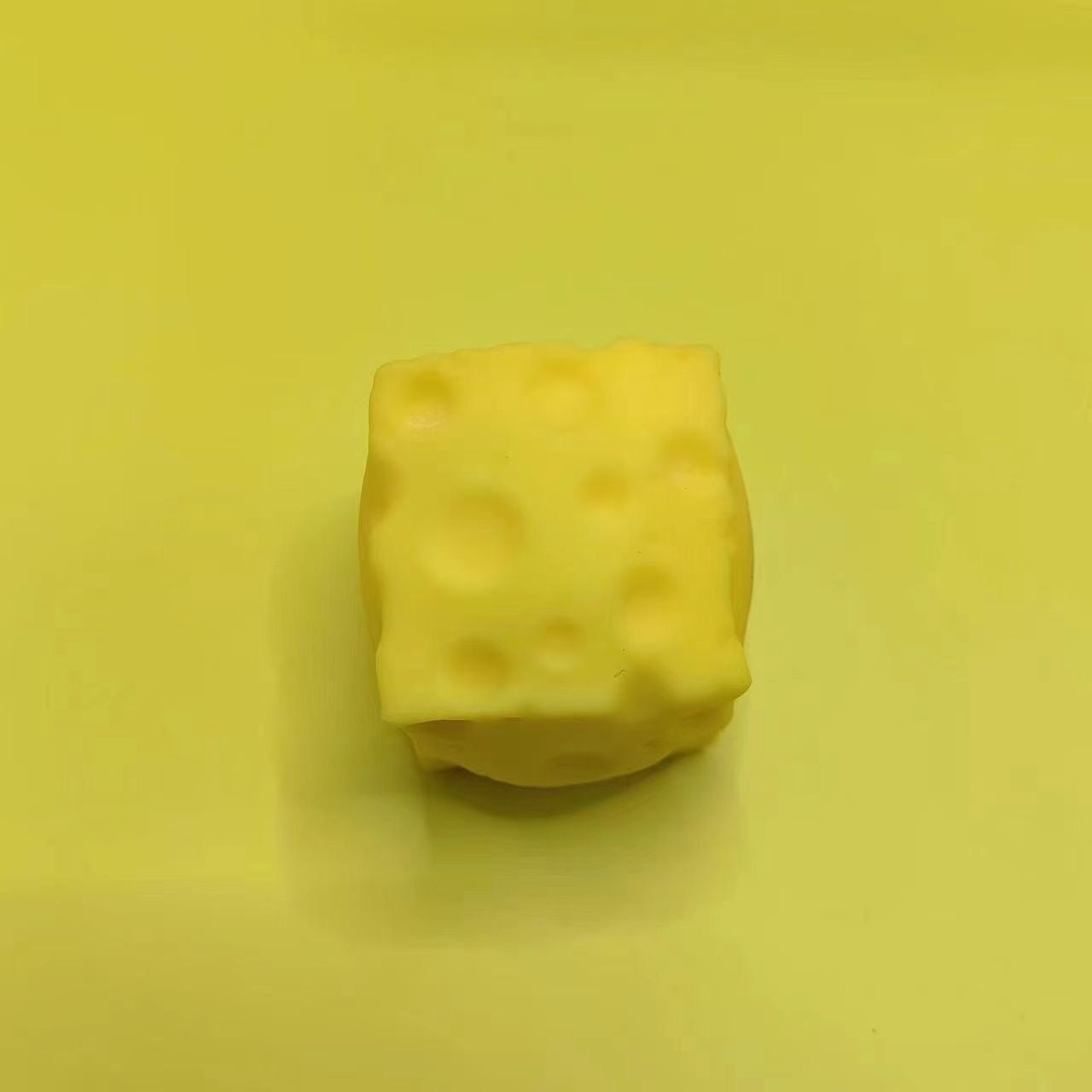 Realistic Square Cheese Squish