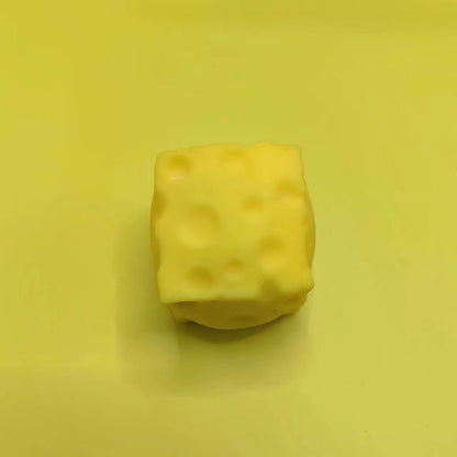 Realistic Square Cheese Squish